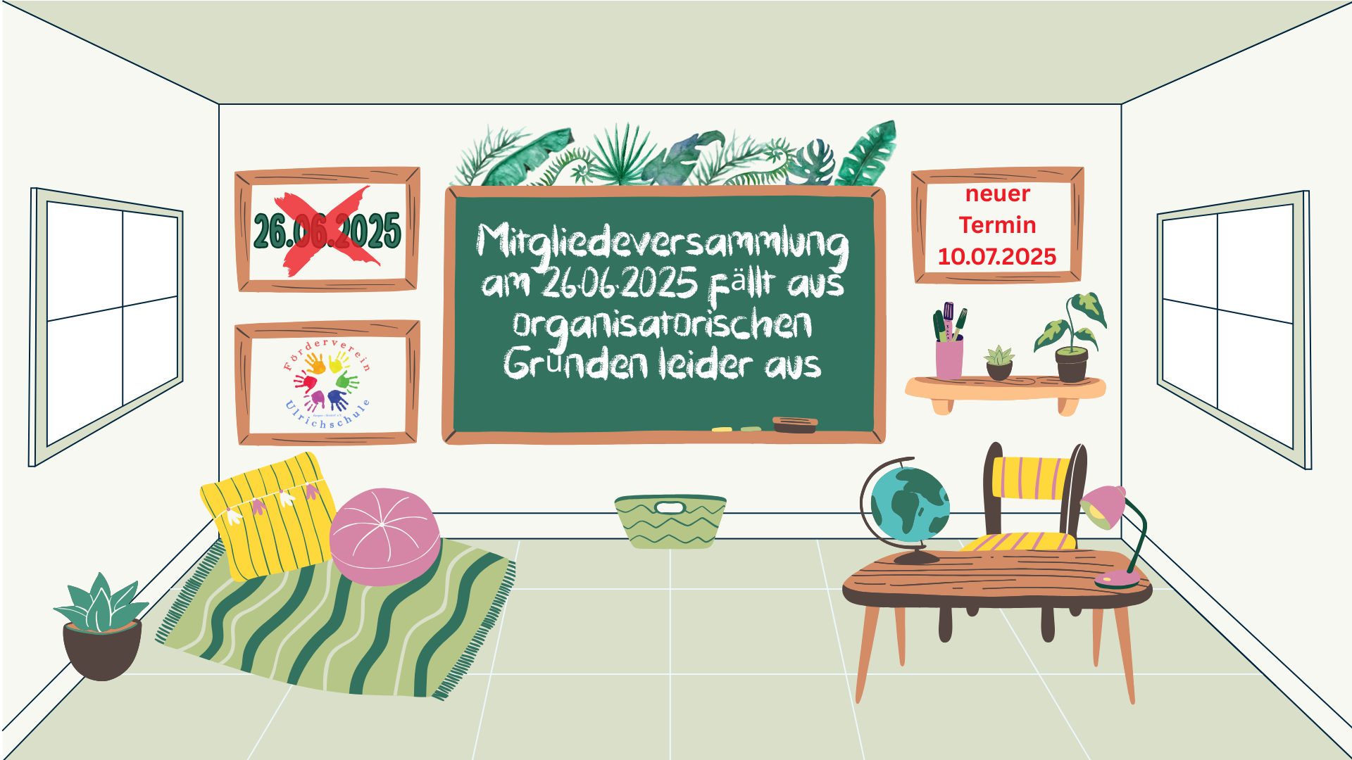 Mitgliederversammlung am 26.06.2025 fällt leider aus